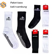 Anti-slip socks package with specs motif