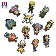 One Piece series Jibbitz Shoe Charms Pins for Crocs charms
