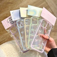 Pink Blue Aesthetic Ribbon Girl Couple Case Redmi Note 15 Pro PLUS 5G 14 13 5G 4G Note 14 Pro+5G Not