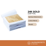 24K Gold Leaf Foil (99.99% Purity)