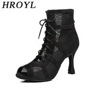 【Shop the Look】 2022 Hroyl Dance-Shoes Women Girls Latin Salsa Tango Ballroom Dancing Shoes Ladies Soft Bottom Modern Dance Shoes Professional