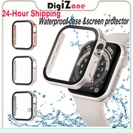 【SG】Waterproof iWatch Case with Shockproof Tempered Glass Screen Protector for iWatch Ultra /Series 8/7/6/5/4/SE
