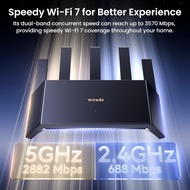 Tenda RE3L Wi-Fi 7 เราเตอร์ BE3600 Smart Dual Band Router 2.4/5Ghz Wireless Easy Setup เร้าเตอร์ไวไฟ