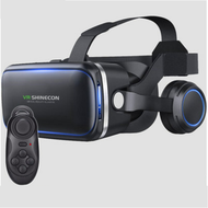 VR眼鏡戴式耳機一體智能3d眼鏡（6代耳機版+032手柄）