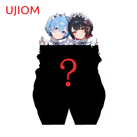 UJIOM Rem And Zenless Zone Zero Ellen Joe Wall Sticker Enchanting Tendy Attractive Sunscreen Edgy De