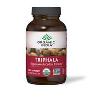 Organic India Triphala Capsules Organic - Herbal Supplement with Amla, Bibhitaki, Haritaki, Digestio
