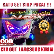 SATU SET LAMPU ALIS DRL NMAX TAK BERBINTIK BONUS DEVIL EYES PNP