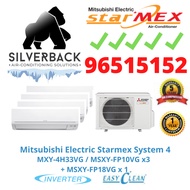 Mitsubishi Electric Starmex System 4 Aircon (5 ticks)- R32