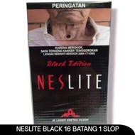 ROKOK NESLITE BLACK 16 BATANG 1 SLOP