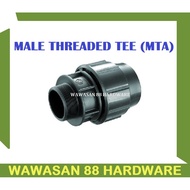 HDPE Poly MTA Male Threaded Adaptor Poly Pipe Fittings Poly Paip Fitting Connector / Penyambung Poly