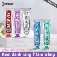 Marvis Whitening Toothpaste 85ML - Italian toothpaste whitens, reduces plaque, protects teeth Marvis