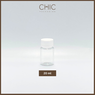 (รับประกันสินค้า) ขวดพลาสติกPETใส 20/30/50/100 ml ฝาเกรียวปิดสนิทพกพาสะดวก ขวดใส่ยา ใส่เครื่องดื่ม