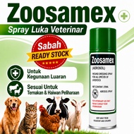 [Sabah] ZOOSAMEX Aerosol Spray untuk Haiwan Ternakan Luka Bernanah dan Berulat Wound Dressing Spray 