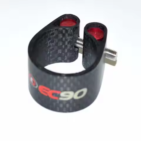 EC90 Full Carbon Fiber MTB Cycling Seatpost Clamp, Road Bicycle Post Seat Clip, 27.2mm, 30.8mm, 31.6