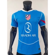 Club Atlético de Madrid 2025/26 Fans Edition Men's Away Short Sleeves Football Jersey T-shirt with #