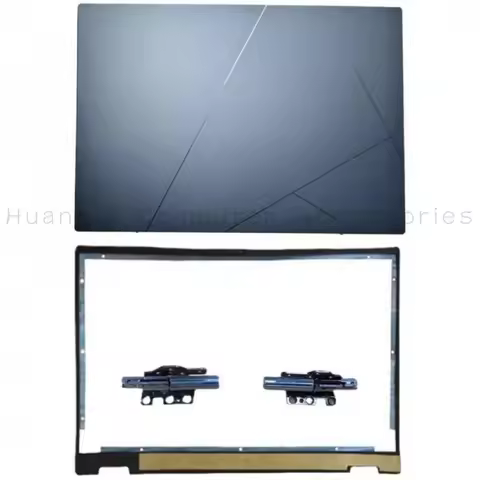 S+Original New 14" OLED LCD Back Cover Front Bezel Hinges Kit For ASUS Zenbook 14 UX3402 UX3402Z Lap