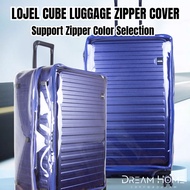 Lojel Cubo Transparent Luggage Protective Cover/Support Zipper Color Selection