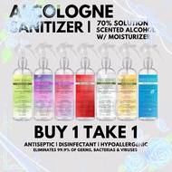BUY1TAKE1 250ML  ALCOLOGNE SANITIZER / SCENTED ALCOHOL with Moisturizer
