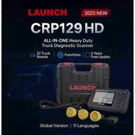 LAUNCH CRP129 HD Heavy Duty Truck Scanner OBD2 Diagnostic Tool All System Scan DPF Regen Injector Co