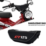 For Hunter Cub CT125 CT 125 Motorcycle Waterproof Dustproof Handlebar Storage Bag