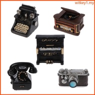 WIT Old School Appliances Model Typewriter Amplifier Piano Telephone Camera Props