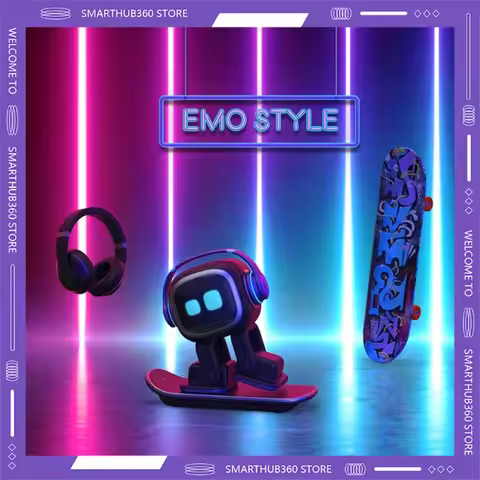 New EMO Intelligent AI Robot Emotional Support Interactive Desktop Speech Recognition EMO Home Robot