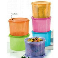 ⭐READY STOCK ASSORTED COLOR⭐TUPPERWARE TEXTURE CANISTER 1.1L / 1.7L / SNACK N STACK