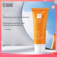 Senana Spf15+ Sunscreen Cream Anti Uv Ray Prevent Sunburn Lotion Whitening Moisturizing Sunblock Cream Summer Waterproof Face Care 30g TOGO