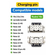 KRCB Plug In Charging Port For Xiaomi Redmi 10C 10A 13 13C 13R 12C 12R 14C / Redmi NOTE 11E 11S 11R 