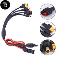 TRB [mulstore] Solar Panel Connector Adapters 4-in-1 Solar charging cable for XT60/DC5521/7909