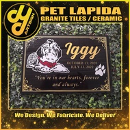 DYD ℠ • Ceramic Tiles Pet Lapida / Memorial Marker / Personalized Marker - 20cm x 30cm