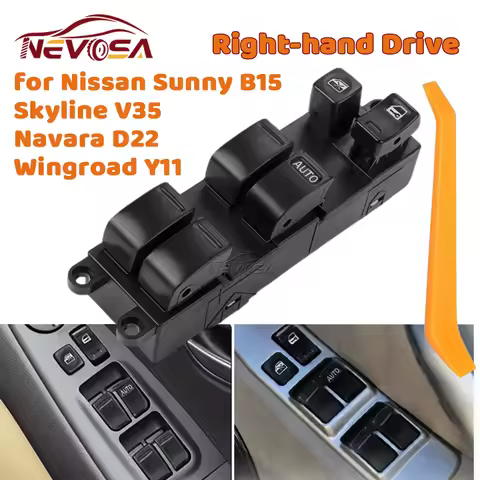 Front Right Seat For Nissan Sunny B15 Skyline V35 Navara D22 Wingroad Y11 Master Auto Window Control