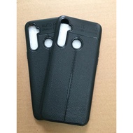 Auto Silicone Softcase Leatherfocus For Realme 5i - Orange Peel Texture