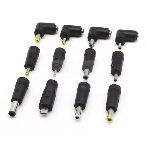DC 5.5 x 2.1 Female Jack Power Adapter to 3.5x1.35/4.0x1.7/4.8x1.7/5.5x2.1/5.5x2.5/6.3x3.0/6.0x4.4mm