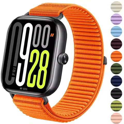 Strap For Xiaomi 9Pro 8 Pro Redmi Watch 6 5 4 Nylon Loop Comfortable Breathable For Xiomi 9pro 8pro 