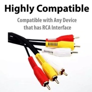 GMA Affordabox Jack Audio Jack 3x3 DVD Jack RCA JACK Tv to DVD Jack DVD to TV Jack 1.5m
