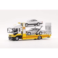 GCD, 1/64 Scale diecast, Mitsubishi Fuso Truck Double Decker Car Carrier