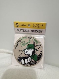 ✈️New 日本 Snoopy suitcase sticker 行李箱 刺繡貼紙