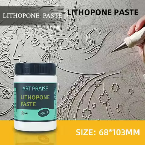 300ml Powder Paste Gold Powder Painting Material Tool for Student Art, Lide Powder Three-dimensional