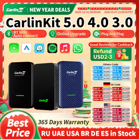 CarlinKit 5.0 4.0 3.0 CarPlay Wireless Dongle Activator Auto-connect For Audi Porshe Benz VW Volvo T