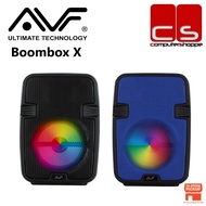 AVF Boombox-X Portable Wireless Bluetooth RGB Speaker - Black/Blue
