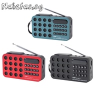 Mini Portable FM Radio BT Wireless Speakers Solar Charging FM Radio Receiver