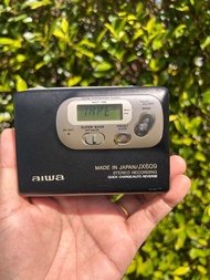 เครื่องเล่นเทป aiwa hs-jx609 เครื่องใช้งานได้ปกติ เทป วิทยุ เสียงดังชัดแจ๋ว