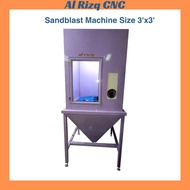 Sand Blasting Machine Size 3'x3' For Parts, Components and Engines Blast