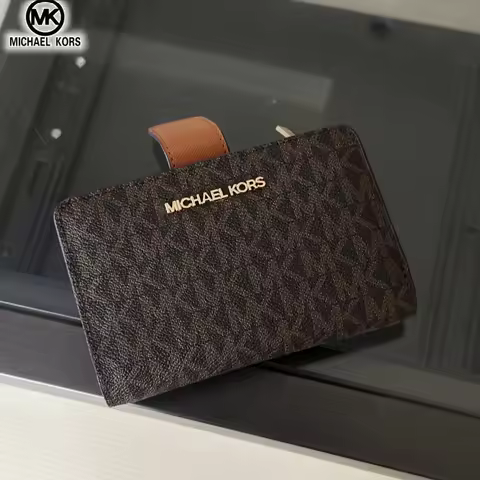 2026 New Michael Kors Women's Fashion Luxury Men's and Women's MK Leisure High end Wallet Card Bag F