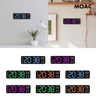 [ Digital Wall Clock Wall Clock Brightness Adjustable LED Wall Clock