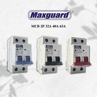 MAXGUARD MCB 2 Pole / 32A / 40A / 63A  ( 6KA )