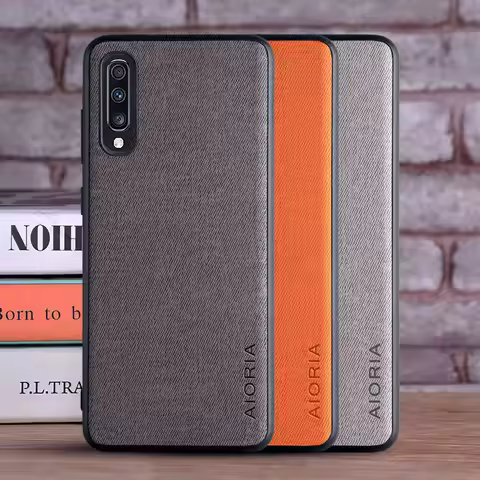 Textile Case for Samsung Galaxy A70 A50S A30S A50 A40 Perfect Touching Feel Case for Samsung Galaxy 