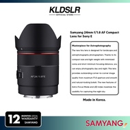 Samyang AF 24mm F1.8 AF Compact Lens for Sony A7IV / A7MK IV / A7MK 4 / A7III / A7C / A7II / A7RIII 