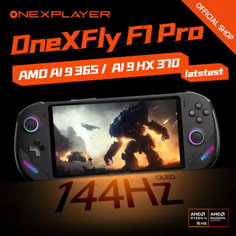 Latest Onexplayer ONEXFLY F1 PRO AMD AI 9 365 AI 9 HX370 7 Inch Wins Gaming Console Handheld Console
